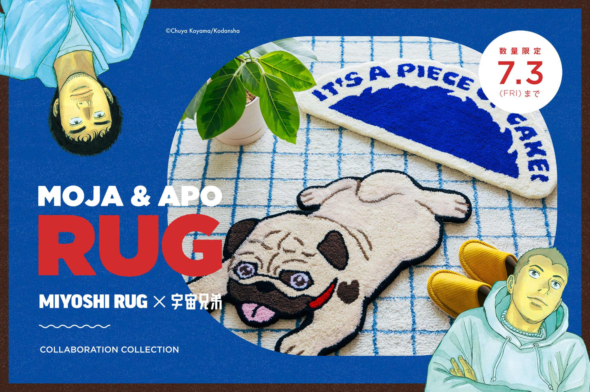 【3日15時まで】おうち時間を優しく彩るMOJA＆APO RUGが登場！【プレミアム先行販売】